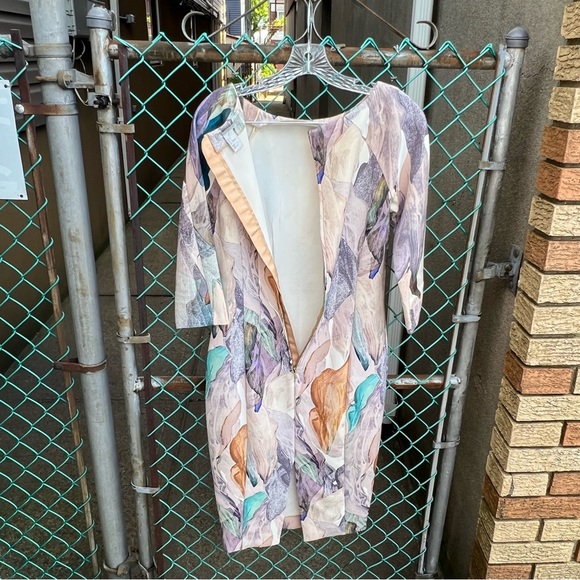 H&M Midi Tailored Dress 3/4 sleeves 6 - Picture 9 of 16